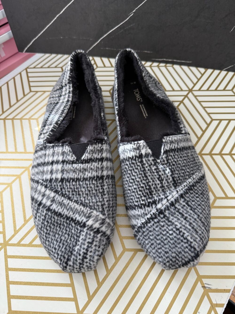 TOMS Women's Fleece Alpargata Faux Shearling | Size 11